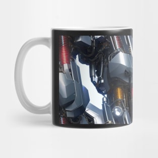 Seamless Futuristic Mech IX Mug